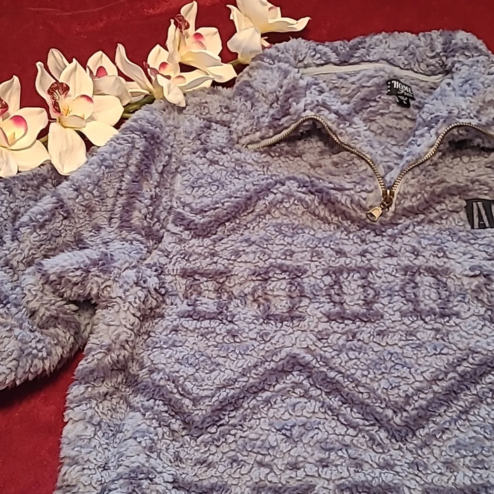 Quarter Zip Sherpa Sweater NWOT - Picture 11 of 12